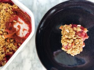 Rabarbercrumble