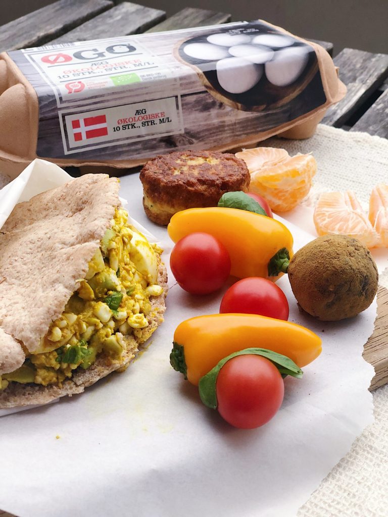 Æggesalat med hytteost
