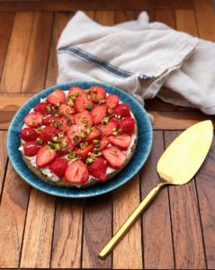 nem glutenfri jordbærtærte uden sukker