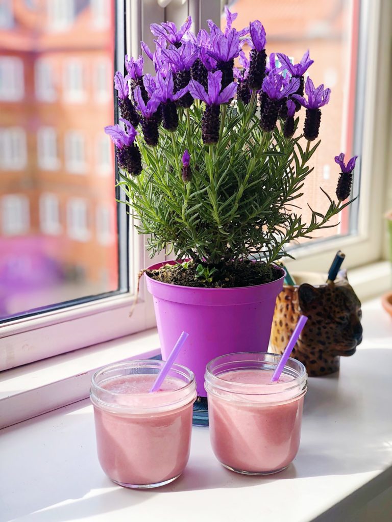 sukkerfri jordbærmilkshake