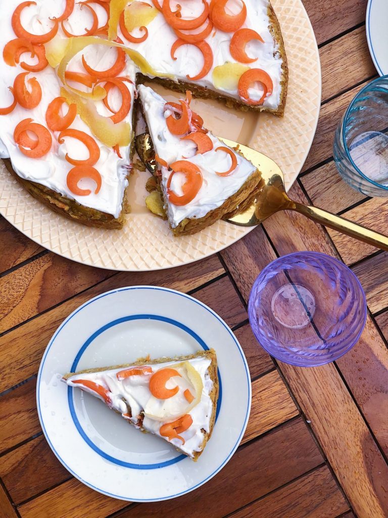 glutenfri gulerodskage