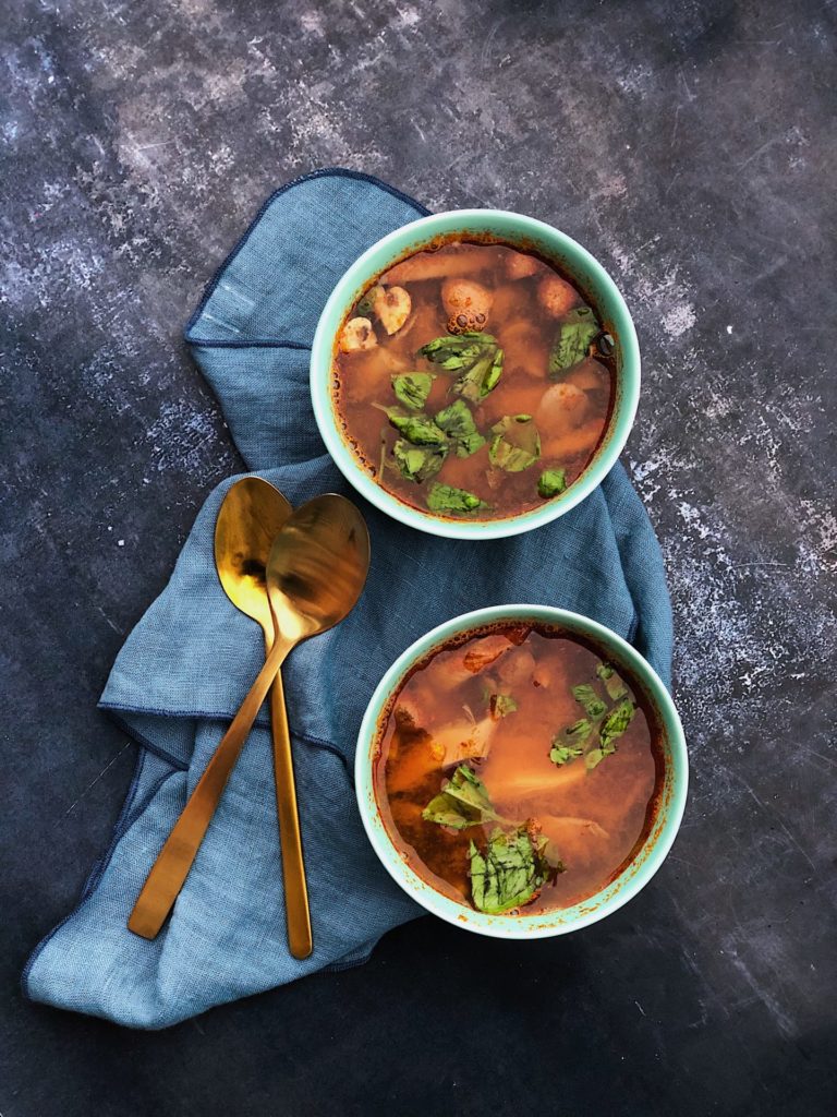 Tom Yang Goong - den bedste spicy thaisuppe