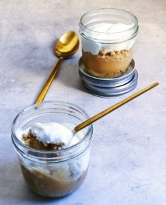 glutenfri gammeldags æblekage