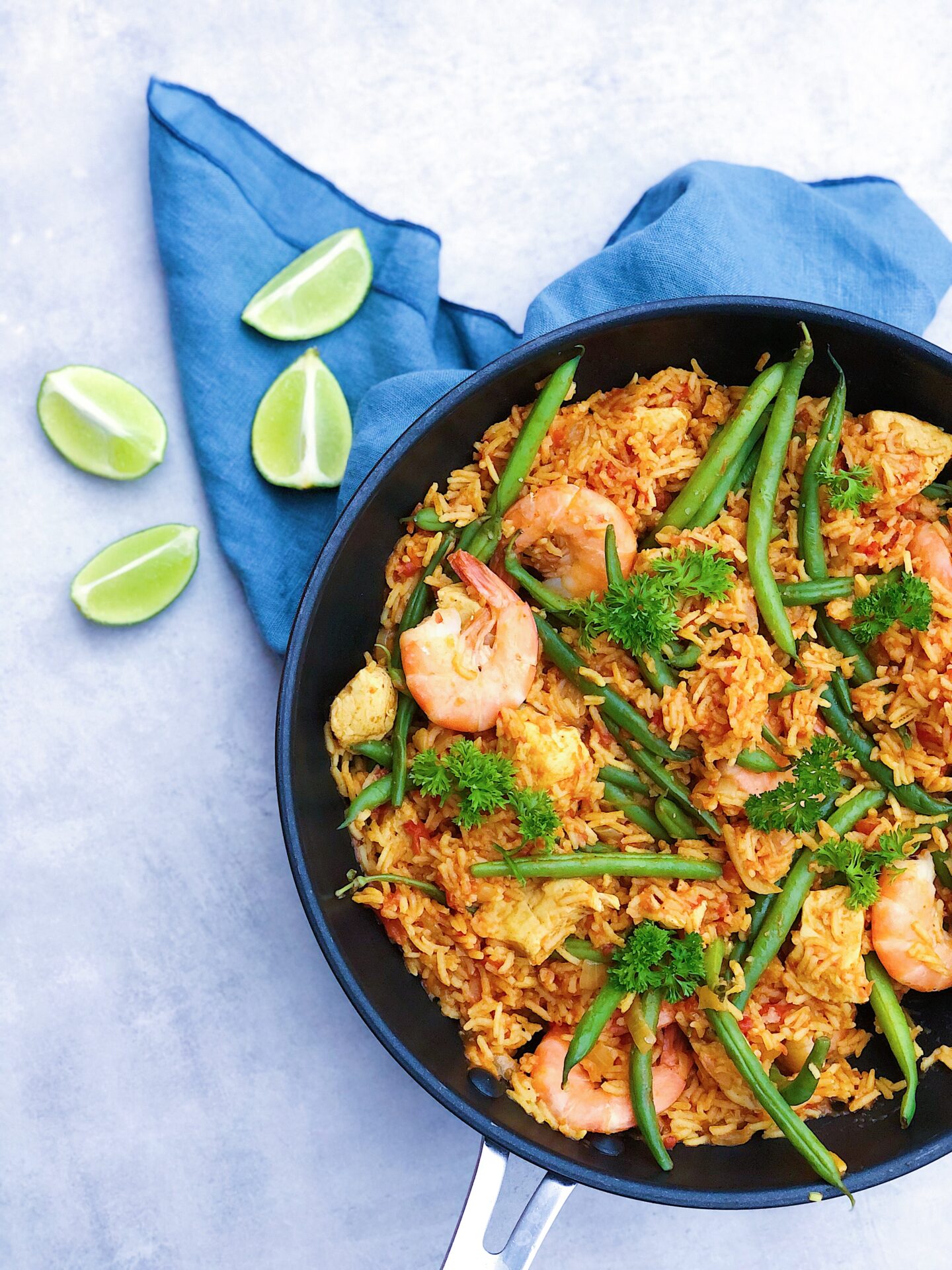 glutenfri spansk paella