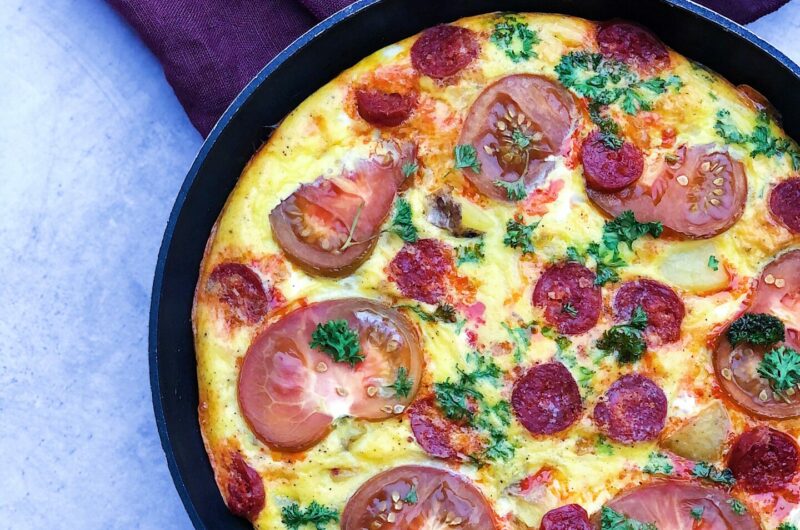 Glutenfri spansk tortilla